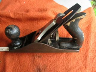 Vintage Stanley Bailey Plane No.  4 Smooth Bottom Type 18