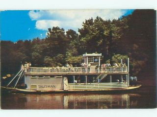 Pre - 1980 Tourist Steamboat Salem At Petersburg By Springfield Il Af3817
