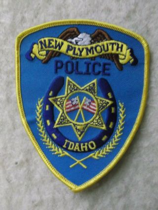 5 " Plymouth,  Idaho Id Police Patch