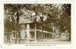 Mt Tabor Nj - The Arlington Hotel - Postcard Mount