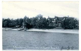 Oyster Bay Li Ny - Mansion On Centre Island - Postcard