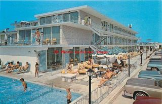 Nj,  Wildwood Crest,  Jersey,  Granada Motel,  Swimming Pool,  Dexter No 27848 - C