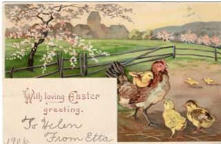 With Loving Easter Greeting
