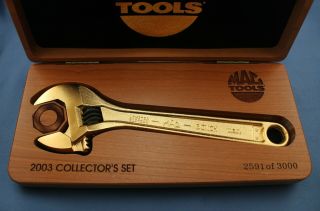 Mac Tools Gold Plated 2003 Limited Edition Wrench Set