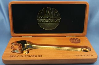 MAC Tools Gold Plated 2003 Limited Edition Wrench Set 2
