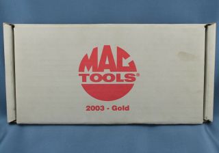 MAC Tools Gold Plated 2003 Limited Edition Wrench Set 5