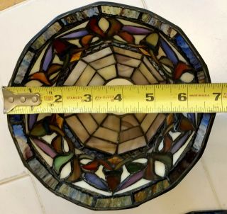 2 Arts & Crafts Style Stained Glass Light Shade Ceiling Fan Chandelier Sconce 6