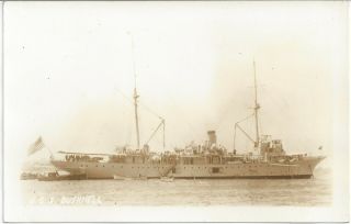 Uss Bushnell As - 2,  Black & White Real Photo Post Card,