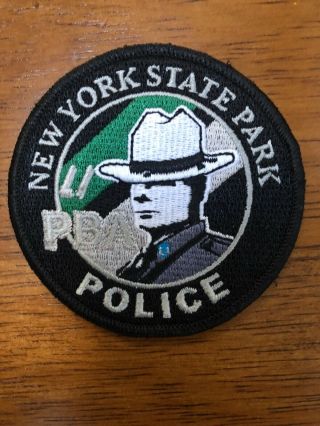 Long Island State Park Police Pba Embroidered Patch - Iron - On/sew On