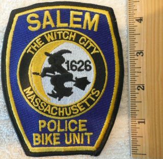 Salem Massachusetts Police Bike Unit Patch (highway Patrol,  State Police)