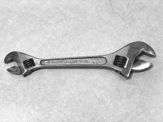 Vintage Crestoloy 4 " - 6 " Double End Adjustable Wrench Crescent Tool Co.