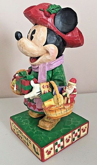 Disney Jim Shore Christmas Is Giving Mickey Mouse Figurine Spirit Of Generosity