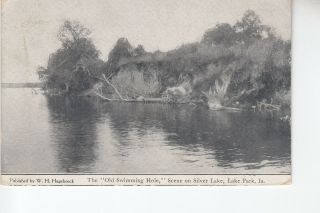 The Old Swimming Hole On Silver Lake Lake Park Iowa