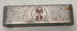 Vintage Uss American Bridge Steel Mill Yard / Welding Torch Tip Cleaner Tool