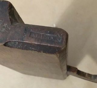 Antique wooden moulding plane woodworking tool by ALLANS old plane 3