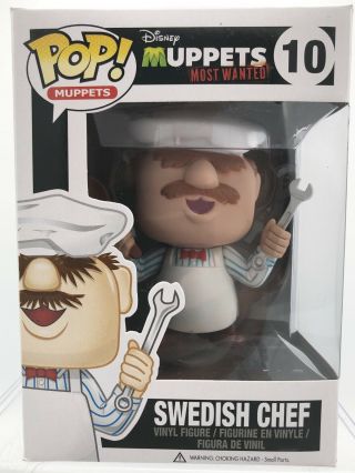 Funko Pop Disney Muppets 10 Swedish Chef Vaulted