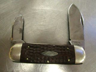 Case Xx Elephant Toe Sunfish 6250 9 Dot 1971 Pocket Knife