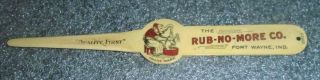 Rare Old Celluloid Letter Opener Advertising Rub No More Washing Powder Soap