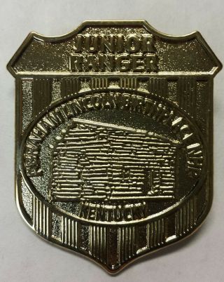 Abraham Lincoln Nhp Nps National Park Service Jr Junior Ranger Badge Metal