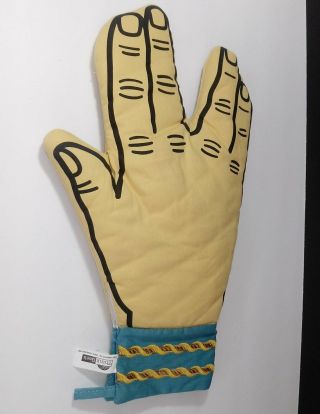 Star Trek Spock Oven Mitt - Live Long And Dont Burn Your Hands Hot Pad