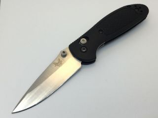 Benchmade 556 Mini Griptilian 154cm Axis Knife Black Frn Plain Edge Great Cond