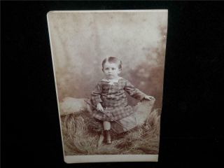 Rare Antique Photo Victorian American Handicapped Boy,  Amputee Ca.  1870’s