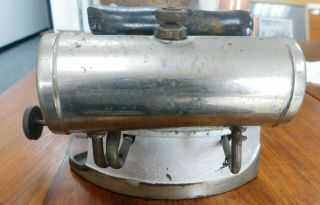 Antique Gas Sad Iron - American Gas Machine Co.  Albert Lea Minn.  4 - Pat.  1043421 3