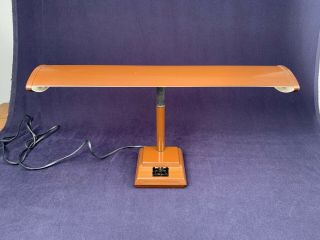 Vintage Desk Lamp Mid Century Metal Fluorescent Goose Neck Portable Ul