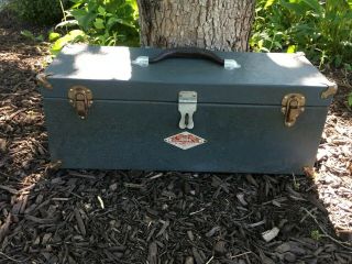 Vintage Antique Sk Tool Box With Tray Auto Tools The Sherman Klove Company