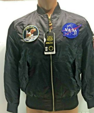 Nasa Apollo 11 Astronaut Flight Jacket S 50th Anniversary Armstrong Buzz Aldrin