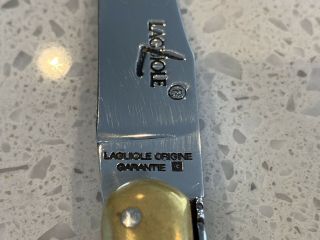 Forge De Laguiole Folding Knife W Corkscrew,  Box & Papers | Horn Handle | 11cm 5