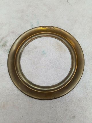 Victorian Brass Oil Lamp Font Ring 4 Hanging Or Gone With The Wind Oil Lamp