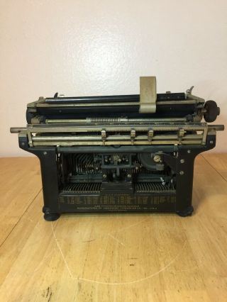 1923 Underwood Standard Typewriter No.  5 Serial 1727557 - 5 Needs Service 5