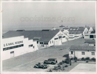 1940 Press Photo Us Naval Air Reserve Training Base 1940s Long Beach Ca