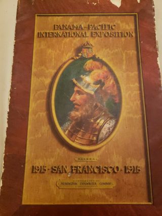 1915 San Francisco Panama Pacific International Exposition Remington Booklet