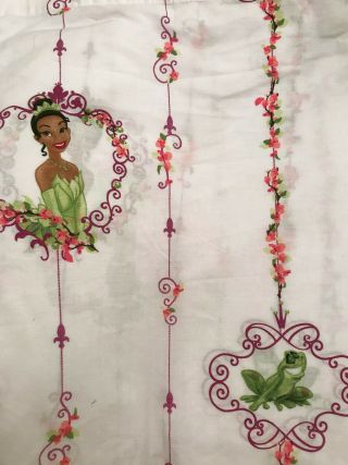 Set Disney Princess And The Frog Tiana Full Size Flat Fitted Sheets Craft