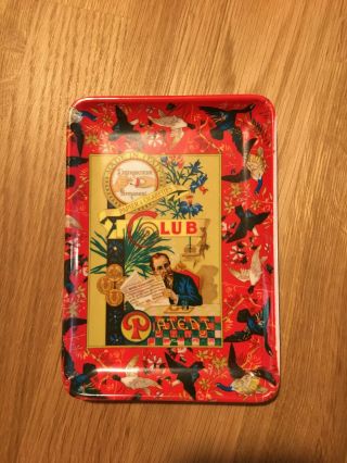 Vintage 4x6 Melamine Trinket Tray Made In Italy Papier A Cigarettes Club Patent