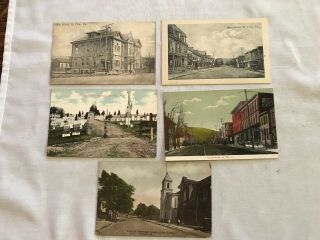 5 Different St.  Clair Vintage Postcards,  St.  Clair,  Pa.