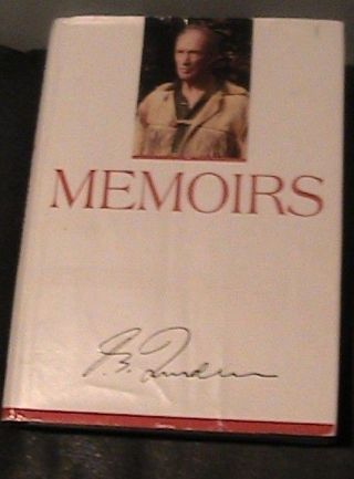 Pierre Trudeau Signed  Memoirs  Book