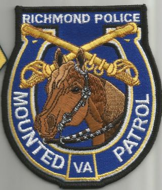 Richmond Police Mounted Unit Police