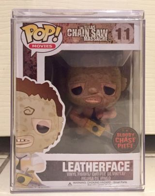 Funko Pop Texas Chainsaw Massacre Leatherface 11 Bloody Chase W/protector Rare