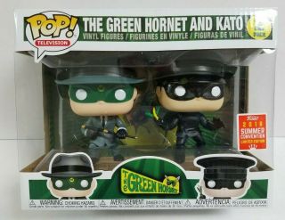 Funko Pop The Green Hornet And Kato 2 Pack 2018 Summer Convention Limited Sdcc