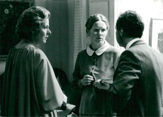 Liv Ullman In The Movie Autumn Sonata,  With Ingrid Bergman - Vintage Photo