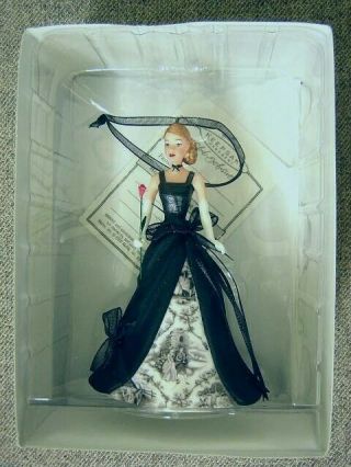 2005 Hallmark " Heather Fonseca” Barbie Exclusive Club Porcelain Ornament