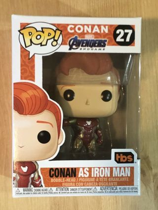 Sdcc 19 Exclusive Conan As Iron Man Funko Pop Rare In - Hand