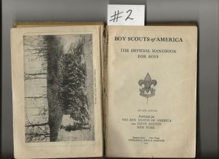 HAND BOOK - 1912 HARD BOND - Fourth Edition - Boy Scout BSA 7/20 6
