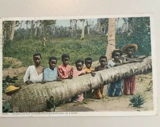 Black Americana Racist Post Card Posted 1916