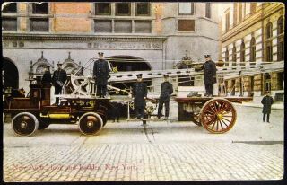 York Hook And Ladder - Nyc Fire Department - Fdny - 1907 To 1915