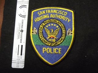 California San Francisco Housing Authority Police Defuct Merged Sfpd 1990s Older