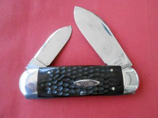 Case Xx 6250 2 Blade Elephant Toe Wood Handles Knife